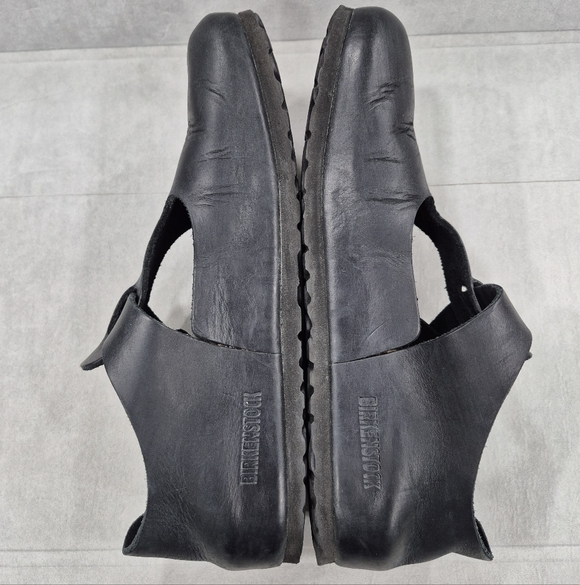 Birkenstock Paris T strap Mary Jane shoes size 40 women's US 9 black leather - Picture 6 of 14